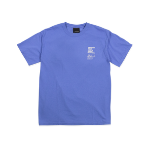 "Prevent Your Death" TEE - Mystic Blue