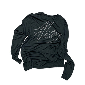 "Ahoy Outliner" UPF Longsleeve Tee - Black