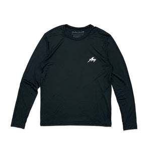 "Ahoy Outliner" UPF Longsleeve Tee - Black